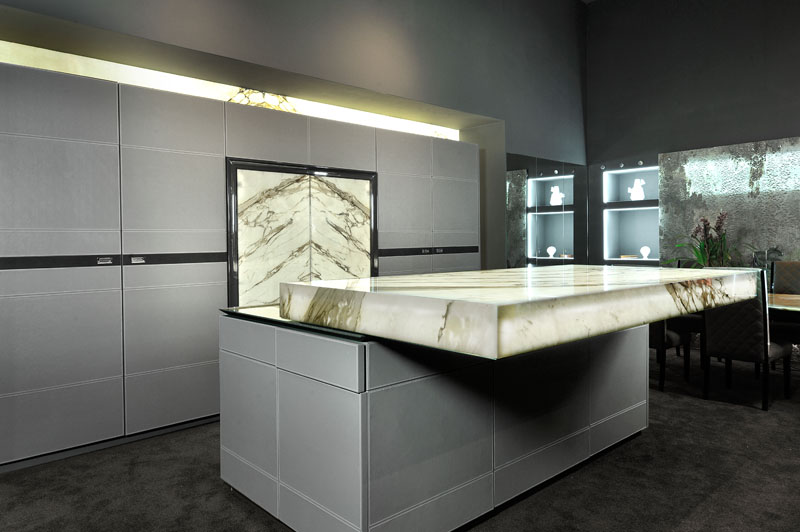 Calacatta Borghini living area Elite Stone